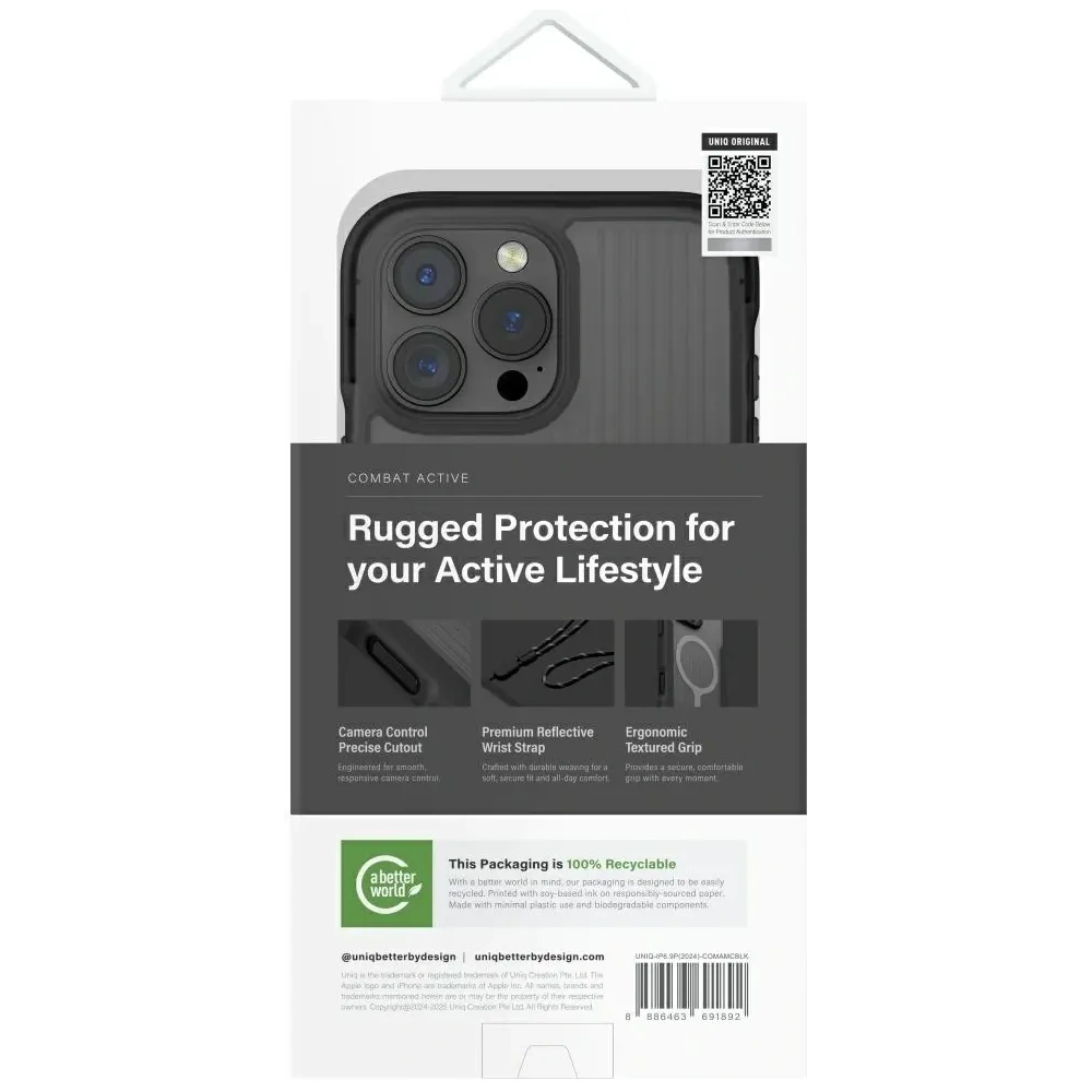 Hurtownia GSM - UNIQ Combat Active Apple iPhone 16 Pro Max Magclick Ladegerät schwarz - UNIQ1475 - {ean13} - Hurt