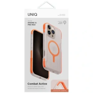 Hurtownia GSM - UNIQ Combat Active Apple iPhone 16 Pro Max Magclick Töltés narancssárga - UNIQ1477 - {ean13} - Hurt