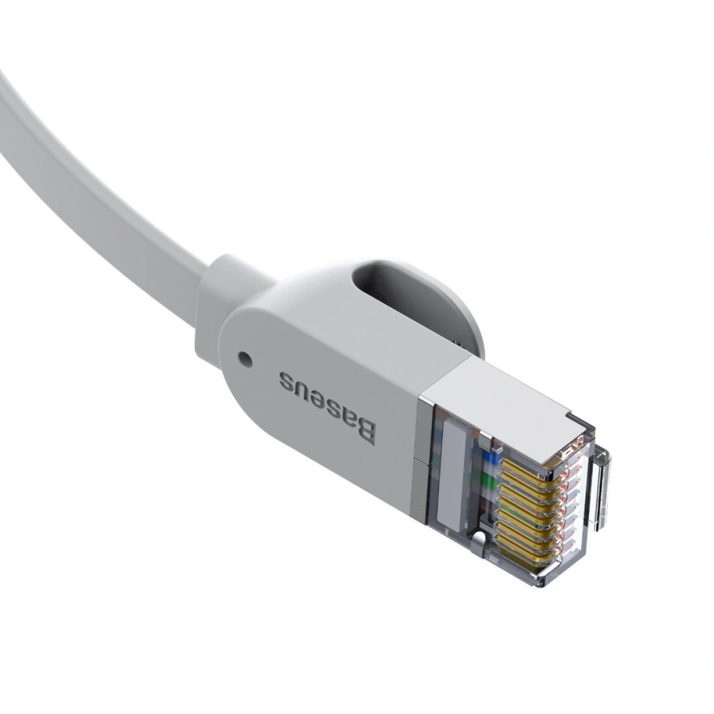 Hurtownia GSM - Ploché síťové kabel Baseus High Speed, Ethernet RJ45, Gigabit, Cat.6, 3m (šedý) - BSU1441GRY - {ean13} - Hurt