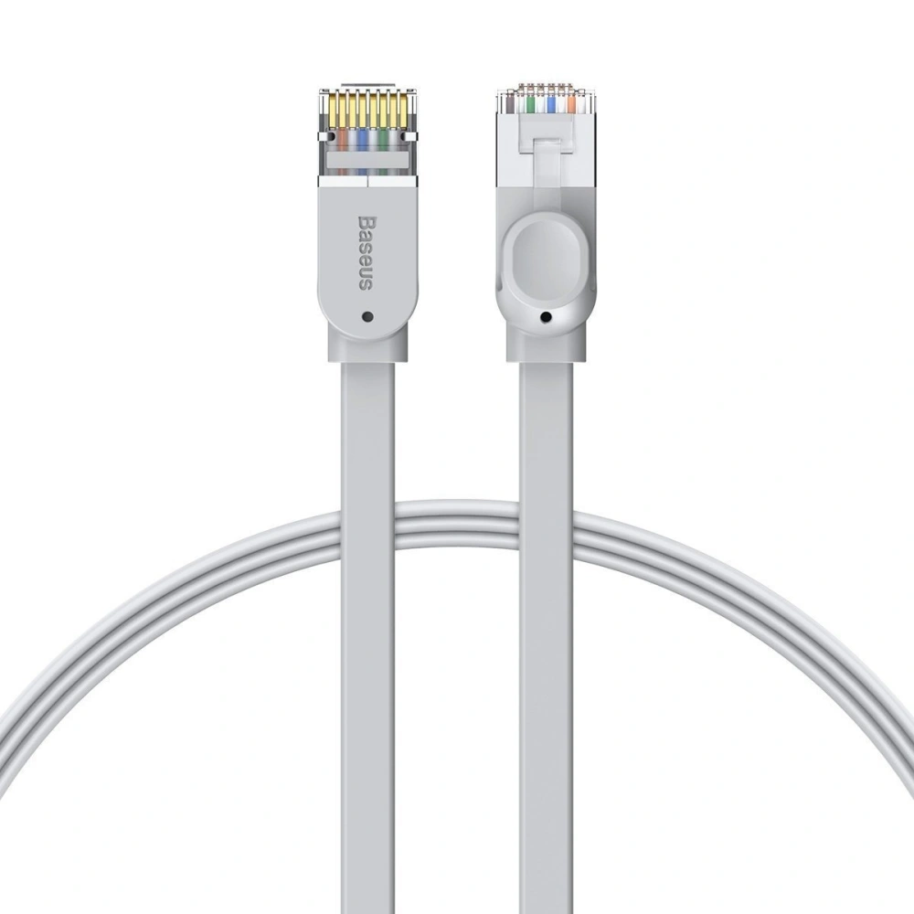 Hurtownia GSM - Ploché síťové kabel Baseus High Speed, Ethernet RJ45, Gigabit, Cat.6, 3m (šedý) - BSU1441GRY - {ean13} - Hurt