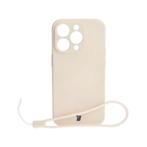 Hurtownia GSM - Bizon Case Silikon Magnetic für Apple iPhone 15 Pro beige - BIZ8772 - {ean13} - Hurt
