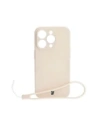 Bizon Case Silicone Magnetic pentru Apple iPhone 15 Pro bej