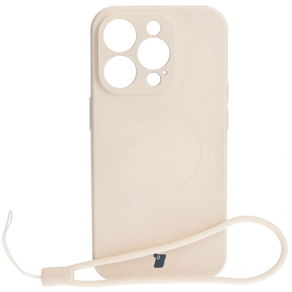 Hurtownia GSM - Bizon Case Silikon Magnetic für Apple iPhone 15 Pro beige - BIZ8772 - {ean13} - Hurt