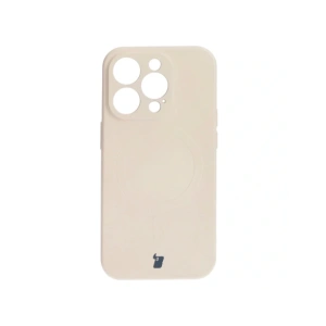 Hurtownia GSM - Bizon Case Silikon Magnetic für Apple iPhone 15 Pro beige - BIZ8772 - {ean13} - Hurt