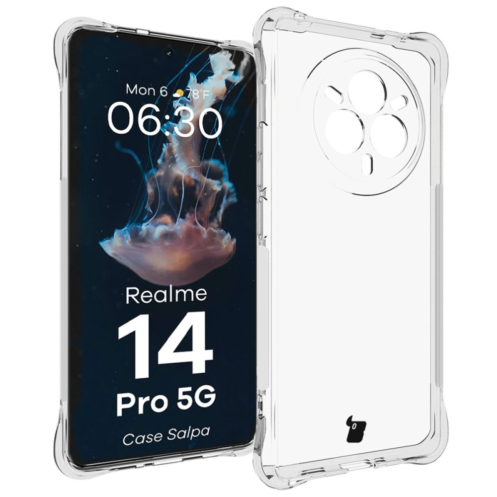 Hurtownia GSM - Elastyczne etui Bizon Case Salpa do Realme 14 Pro 5G przezroczyste - BIZ8773 - {ean13} - Hurt
