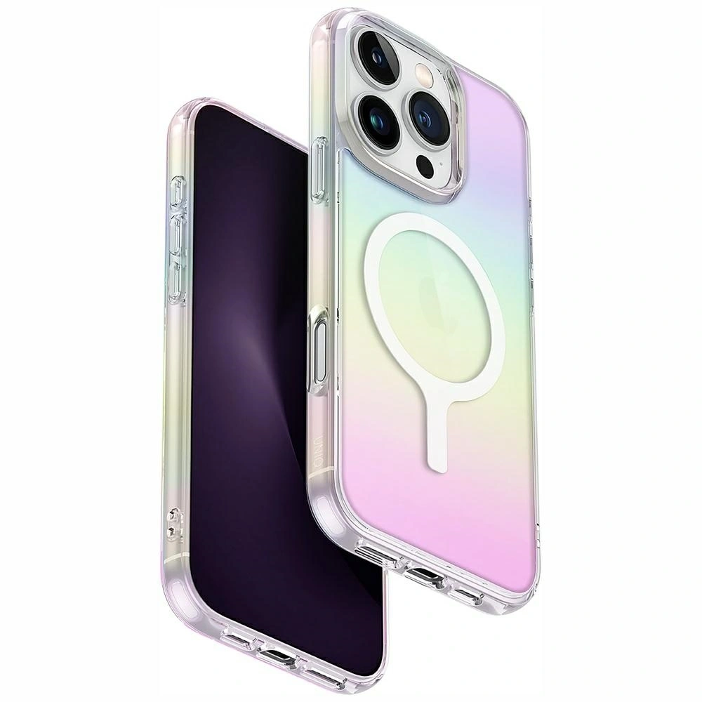 Hurtownia GSM - UNIQ Iridescia Apple iPhone 16 Pro Magclick nabíjení holografické - UNIQ1481 - {ean13} - Hurt