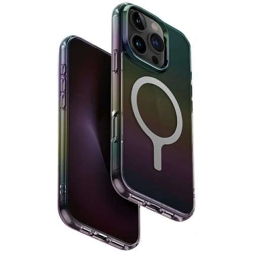 Etui UNIQ Iridescia do Apple iPhone 16 Pro Magclick Charging midnight