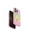 UNIQ Iridescia Apple iPhone 16 Pro Magclick nabíjení růžový prism