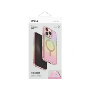 Hurtownia GSM - UNIQ Iridescia Apple iPhone 16 Pro Magclick nabíjení růžový prism - UNIQ1483 - {ean13} - Hurt