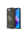 Guess 4G Velké logo Apple iPhone 16e hnědý