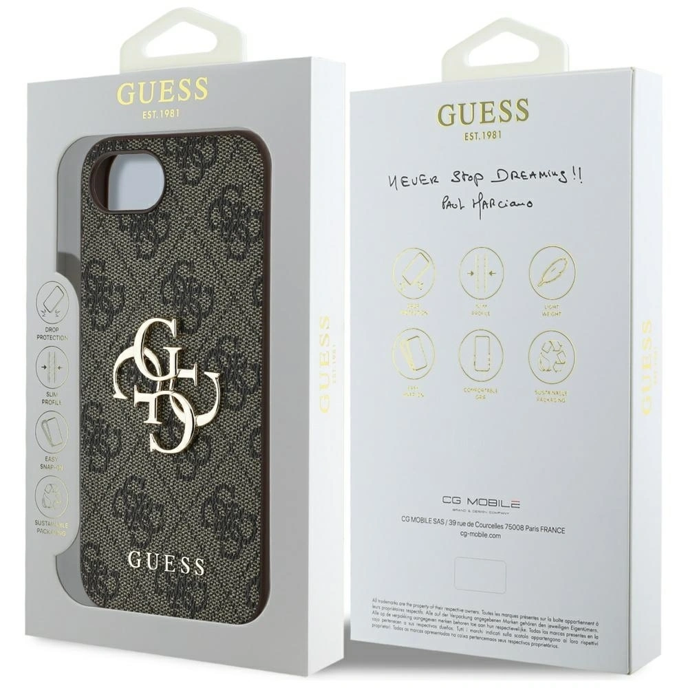 Hurtownia GSM - Guess 4G Nagy Logo Apple iPhone 16e barna - GUE4439 - {ean13} - Hurt