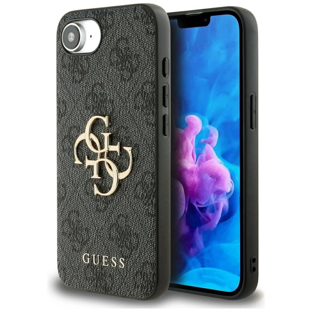 Hurtownia GSM - Guess 4G Nagy Logó Apple iPhone 16e fekete - GUE4440 - {ean13} - Hurt