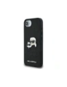 Hurtownia GSM - Etui Karl Lagerfeld Fixed Glitter Karl&Choupette Heads Metal Pin do Apple iPhone 16e czarny - KLD21975 - {ean13} - Hurt