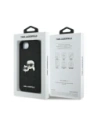 Hurtownia GSM - Etui Karl Lagerfeld Fixed Glitter Karl&Choupette Heads Metal Pin do Apple iPhone 16e czarny - KLD21975 - {ean13} - Hurt