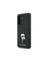 Karl Lagerfeld Fixierter Glitter Ikonik Logo Metallpin Samsung Galaxy A36 schwarz