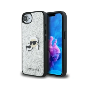 Hurtownia GSM - Karl Lagerfeld Fixierte Glitter Ikonik Metallnadel Apple iPhone 16e Silber - KLD21978 - {ean13} - Hurt