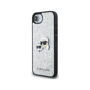 Hurtownia GSM - Karl Lagerfeld Fixed Glitter Ikonik Metal Pin Apple iPhone 16e argintiu - KLD21978 - {ean13} - Hurt