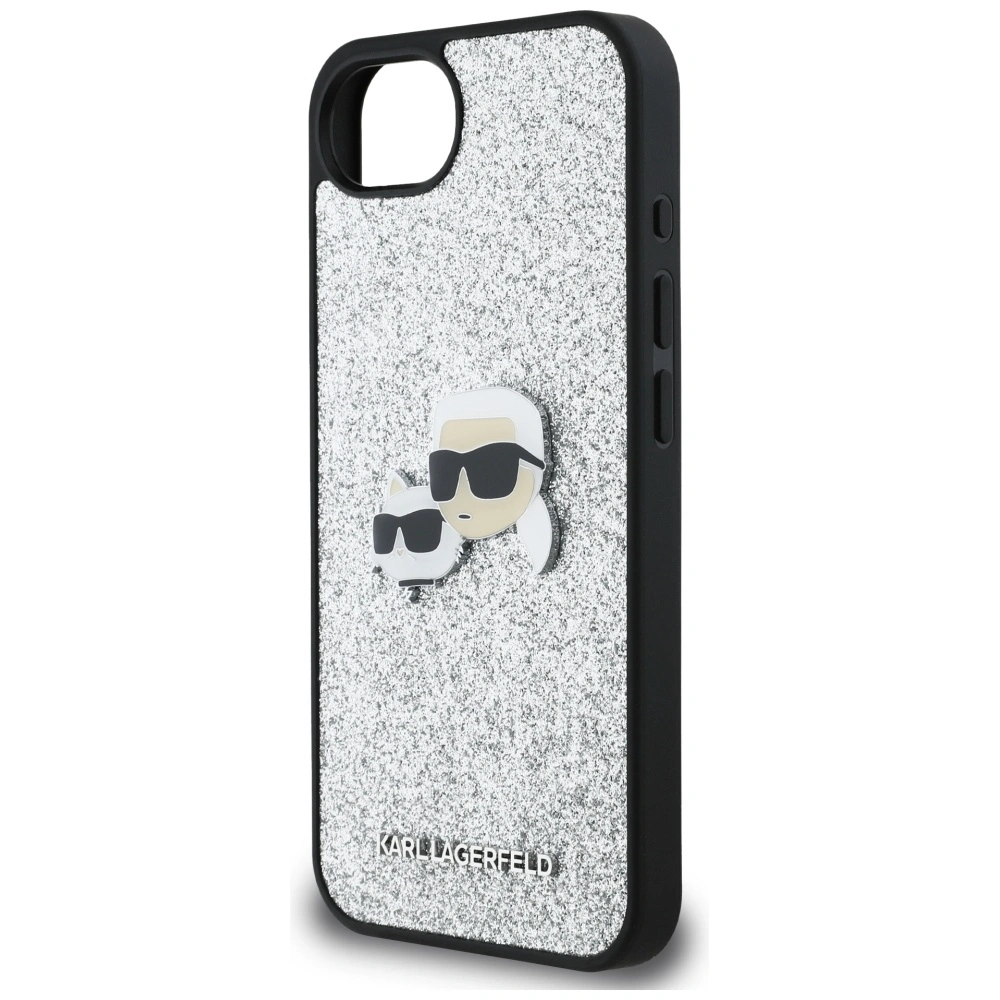 Hurtownia GSM - Karl Lagerfeld Fixed Glitter Ikonik Metal Pin Apple iPhone 16e argintiu - KLD21978 - {ean13} - Hurt