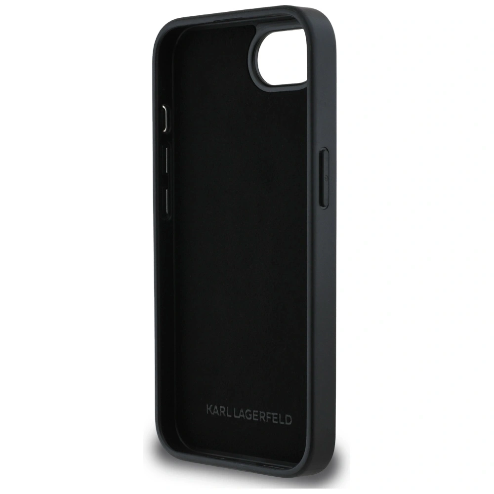 Hurtownia GSM - Karl Lagerfeld Fixed Glitter Ikonik Metal Pin Apple iPhone 16e argintiu - KLD21978 - {ean13} - Hurt