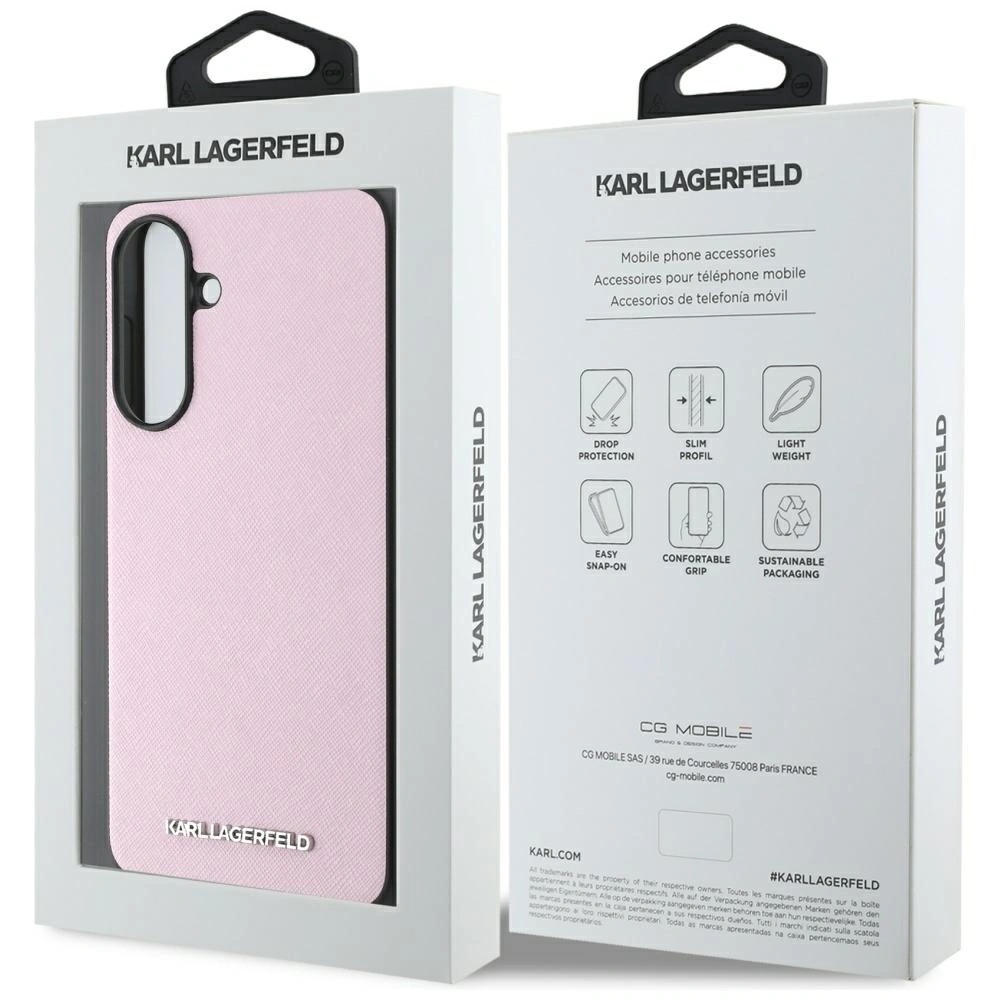 Hurtownia GSM - Karl Lagerfeld Saffiano Metal Logo Samsung Galaxy A56 roz - KLD21979 - {ean13} - Hurt