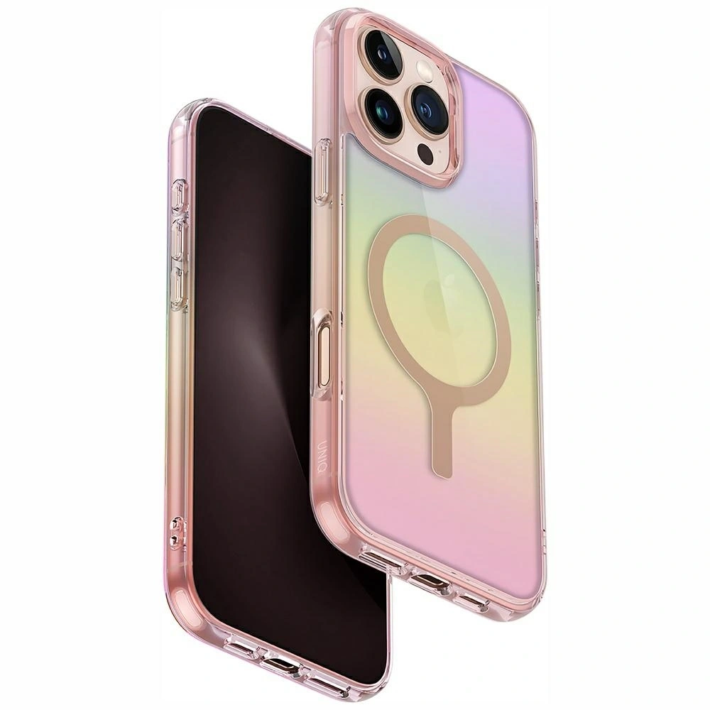 Hurtownia GSM - UNIQ Iridescia Apple iPhone 16 Pro Max Magclick Ladegerät pink Prism - UNIQ1486 - {ean13} - Hurt