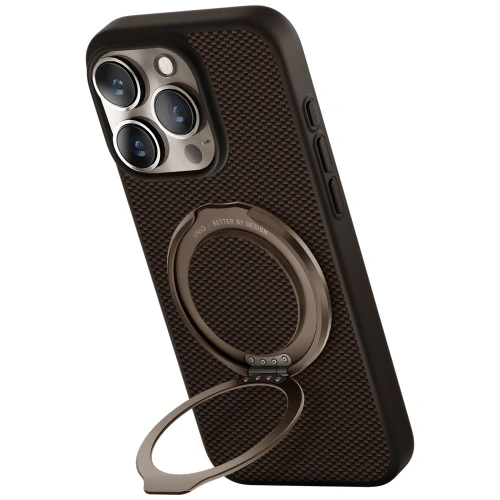 Etui UNIQ Keva Air do Apple iPhone 16 Pro Magclick Charging GripFit brązowy