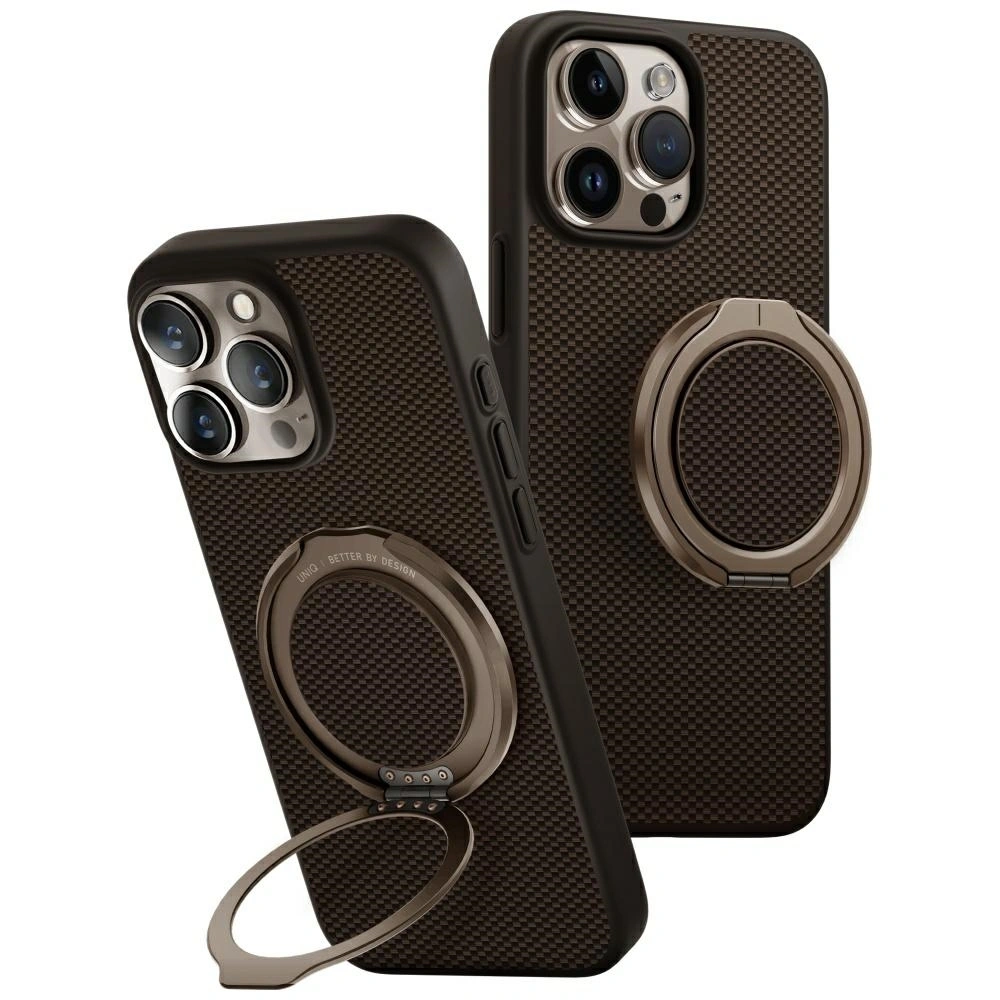 Hurtownia GSM - Etui UNIQ Keva Air do Apple iPhone 16 Pro Max Magclick Charging GripFit brązowy - UNIQ1488 - {ean13} - Hurt