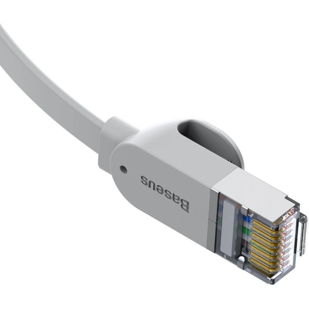 Hurtownia GSM - Flaches Netzwerkkabel Baseus High Speed, Ethernet RJ45, Gigabit, Cat.6, 8m (grau) - BSU1445GRY - {ean13} - Hurt