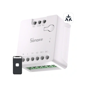 Hurtownia GSM - SONOFF MINI-D Matter WiFi kapcsoló (AC/DC 12-48V feszültségmentes érintkező) - SNF199 - {ean13} - Hurt