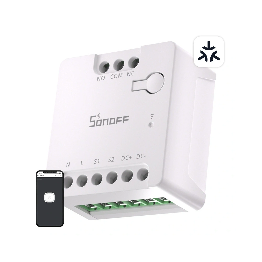 Hurtownia GSM - SONOFF MINI-D Matter WiFi-Schalter (AC/DC 12-48V potentialfreier Kontakt) - SNF199 - {ean13} - Hurt