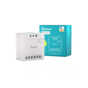 Hurtownia GSM - SONOFF MINI-D Matter WiFi kapcsoló (AC/DC 12-48V feszültségmentes érintkező) - SNF199 - {ean13} - Hurt