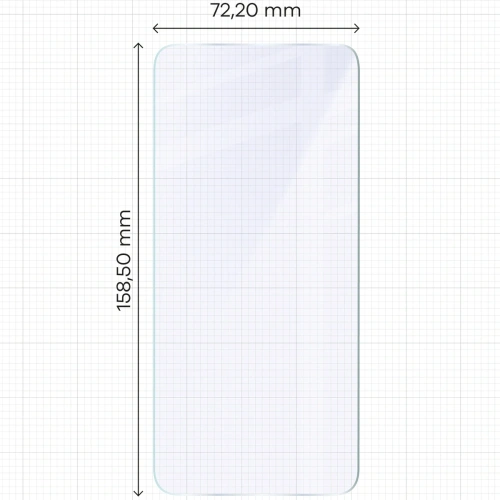 Elastyczne szkło hybrydowe Bizon Glass Mule do Oppo Reno 13 Pro