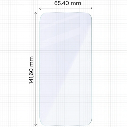 Elastyczne szkło hybrydowe Bizon Glass Mule do Apple iPhone 15 Pro