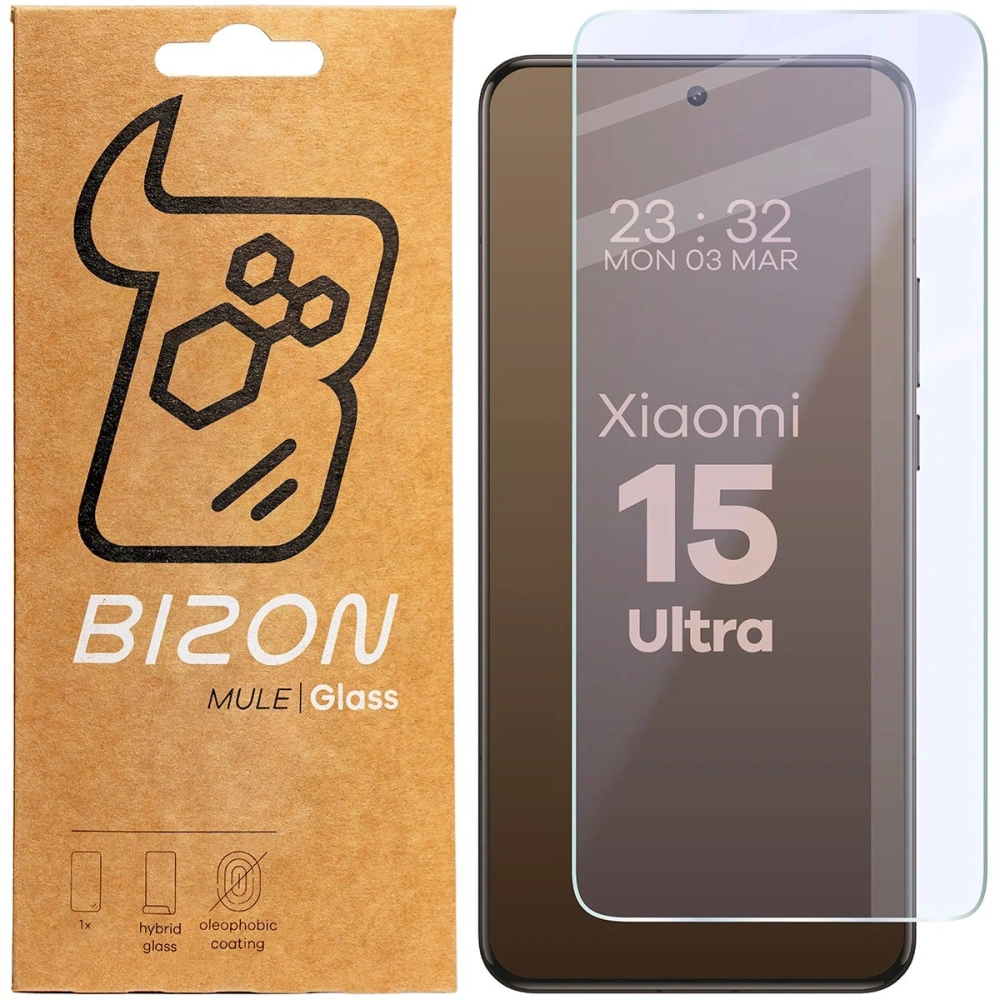 Hurtownia GSM - Elastyczne szkło hybrydowe Bizon Glass Mule do Xiaomi 15 Ultra - BIZ8779 - {ean13} - Hurt