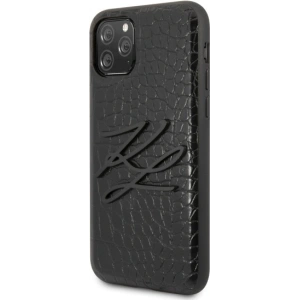 Hurtownia GSM - Etui Karl Lagerfeld KLHCN58CRKBK Apple iPhone 11 Pro hardcase černý/black Croco - KLD274BLK - {ean13} - Hurt
