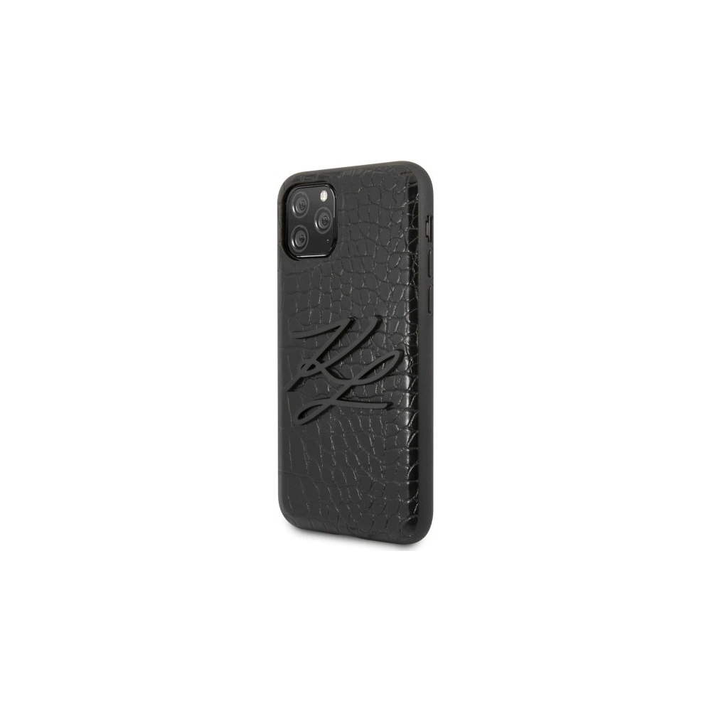 Hurtownia GSM - Etui Karl Lagerfeld KLHCN58CRKBK Apple iPhone 11 Pro hardcase černý/black Croco - KLD274BLK - {ean13} - Hurt