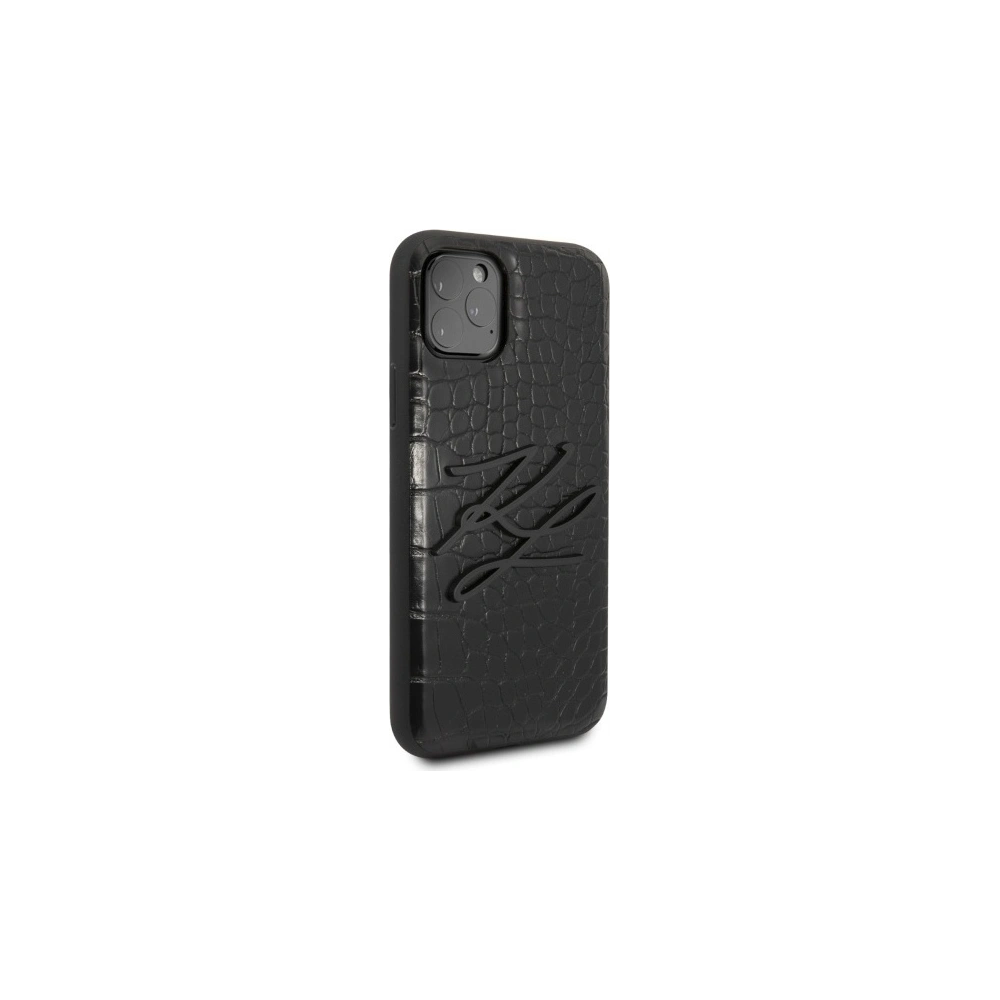 Hurtownia GSM - Etui Karl Lagerfeld KLHCN58CRKBK Apple iPhone 11 Pro hardcase černý/black Croco - KLD274BLK - {ean13} - Hurt