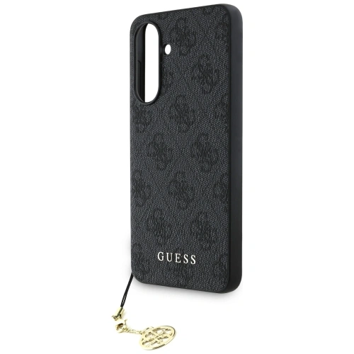 Etui Guess 4G Charms Collection do Samsung Galaxy A56 czarny