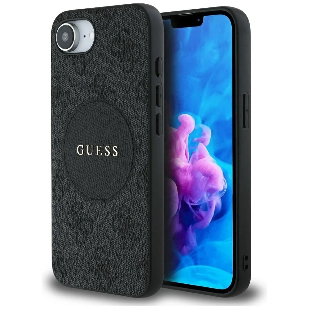 Wholesale Guess 4G Circle Classic Logo MagSafe Apple iPhone 16e black - GUE4445 - {ean13} - Hurt