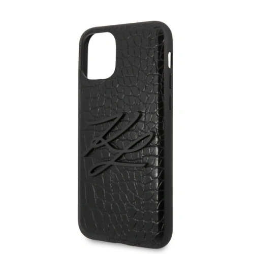 Etui Karl Lagerfeld KLHCN58CRKBK Apple iPhone 11 Pro hardcase czarny/black Croco