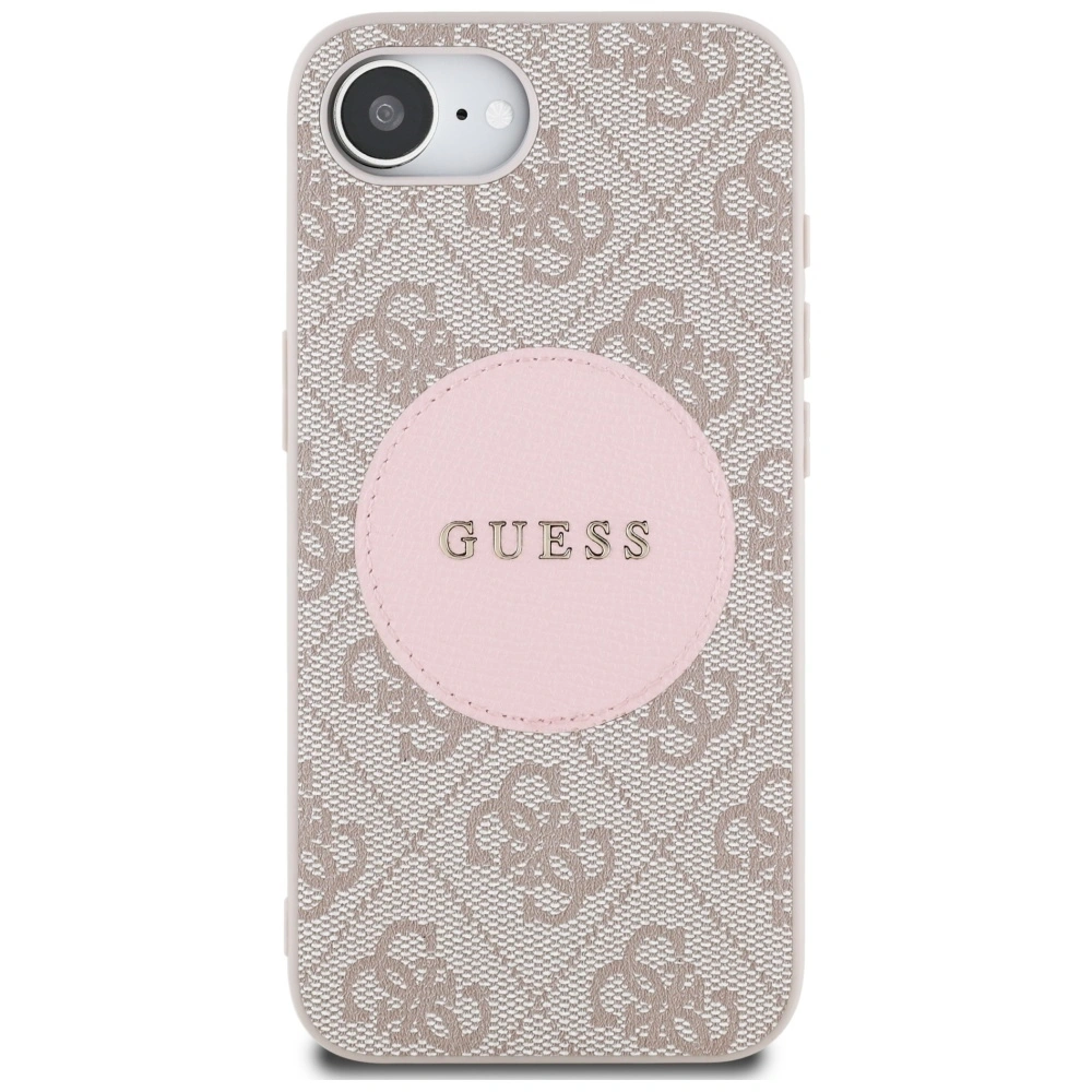 Hurtownia GSM - Guess 4G Circle Classic Logo MagSafe Apple iPhone 16e roz - GUE4446 - {ean13} - Hurt
