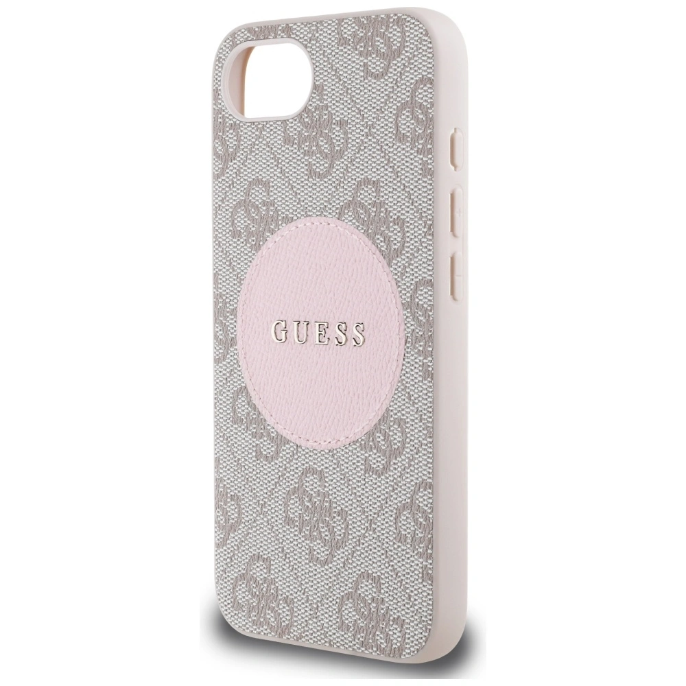 Hurtownia GSM - Guess 4G Circle Classic Logo MagSafe Apple iPhone 16e roz - GUE4446 - {ean13} - Hurt