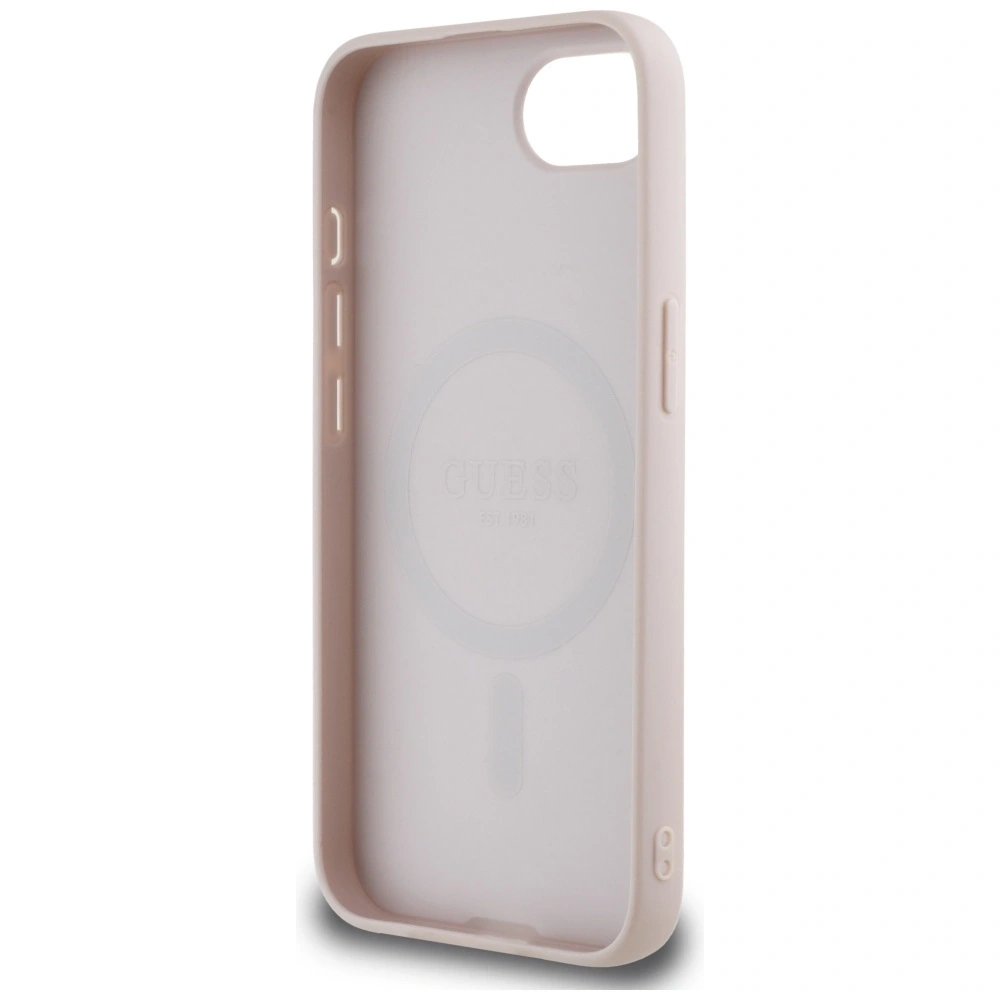 Hurtownia GSM - Guess 4G Circle Classic Logo MagSafe Apple iPhone 16e roz - GUE4446 - {ean13} - Hurt