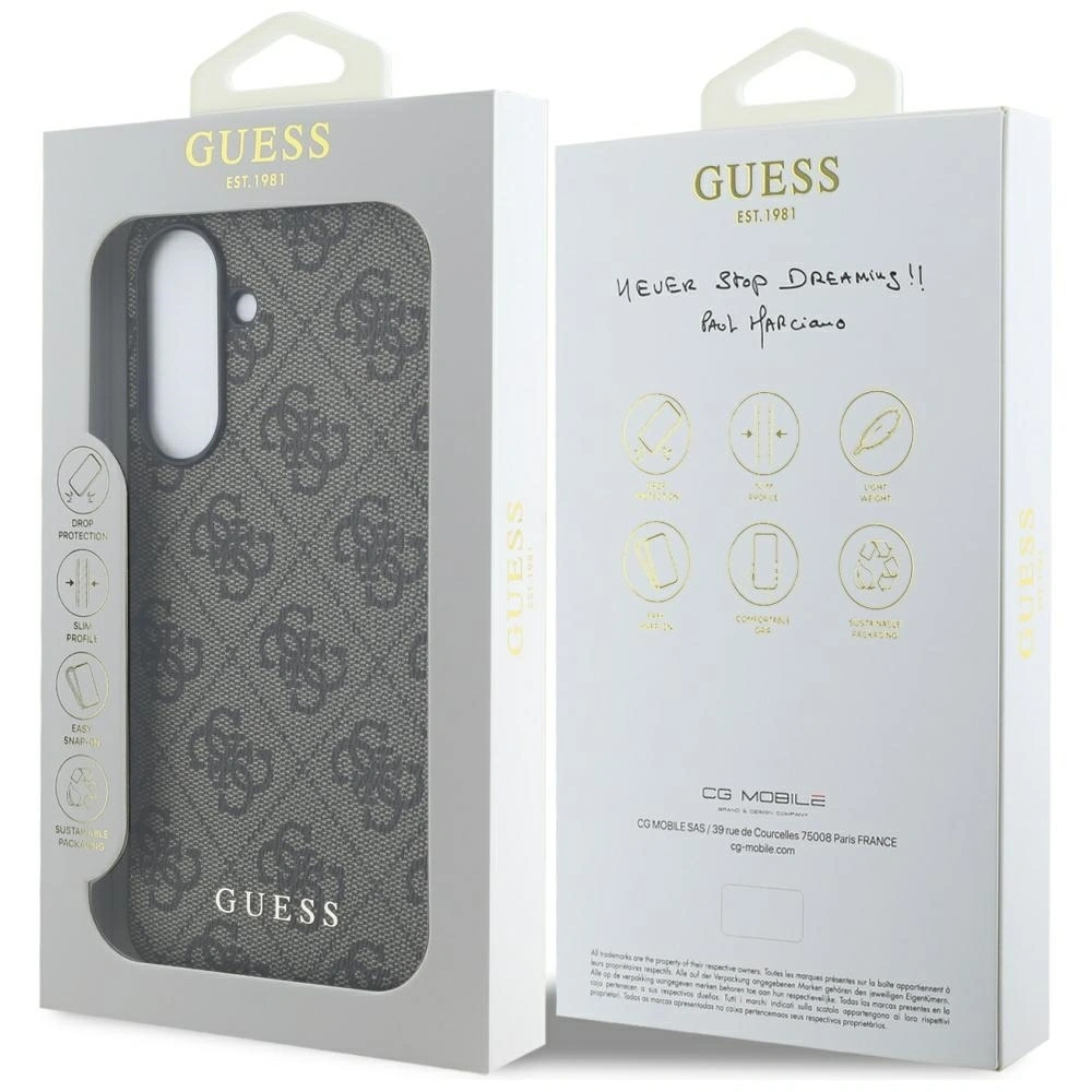 Hurtownia GSM - Guess 4G Metall Gold Logo Samsung Galaxy A36 braun - GUE4447 - {ean13} - Hurt