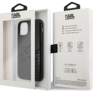 Hurtownia GSM - Etui Karl Lagerfeld KLHCN58CRKBK Apple iPhone 11 Pro hardcase černý/black Croco - KLD274BLK - {ean13} - Hurt