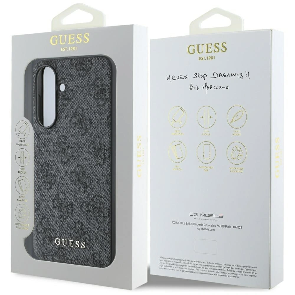 Hurtownia GSM - Guess 4G Metall Gold Logo Samsung Galaxy A36 schwarz - GUE4448 - {ean13} - Hurt