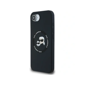 Hurtownia GSM - Karl Lagerfeld Silikon Karl&Choupette Köpfe MagSafe Apple iPhone 16e schwarz - KLD21980 - {ean13} - Hurt