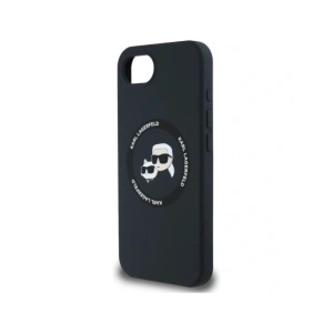 Hurtownia GSM - Karl Lagerfeld Silicone Karl&Choupette Heads MagSafe Apple iPhone 16e negru - KLD21980 - {ean13} - Hurt