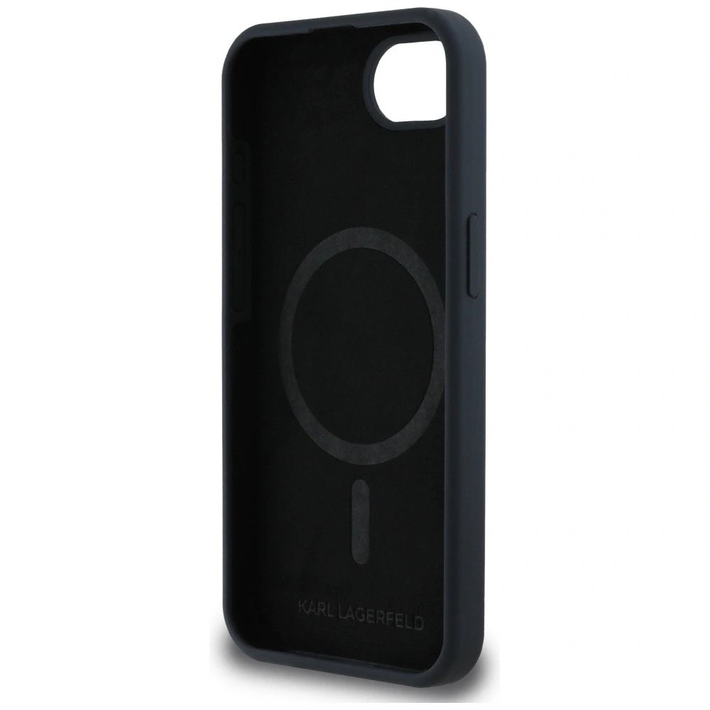 Hurtownia GSM - Karl Lagerfeld Szilikon Karl&Choupette fejek MagSafe Apple iPhone 16e fekete - KLD21980 - {ean13} - Hurt