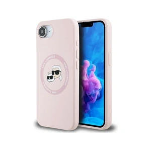 Hurtownia GSM - Karl Lagerfeld Silikon Karl&Choupette Köpfe MagSafe Apple iPhone 16e pink - KLD21981 - {ean13} - Hurt